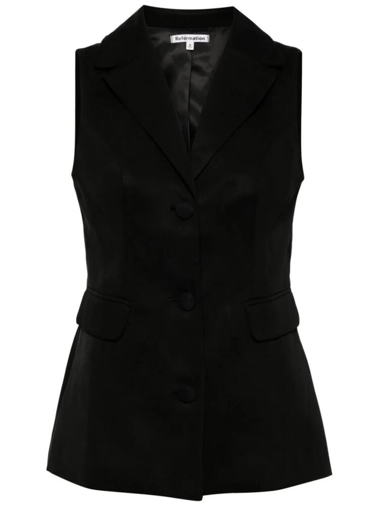 Reformation Billie tailored gillet - Black Cover