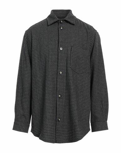 Nanushka Man Shirt Steel grey Recycled polyester, Wool Cover