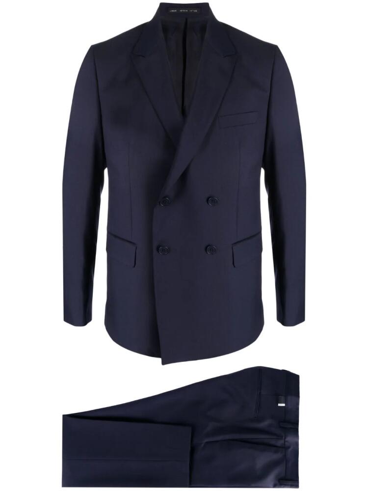 Low Brand double-breasted wool suit - Blue Cover