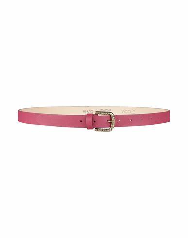 Vicolo Woman Belt Mauve Leather Cover