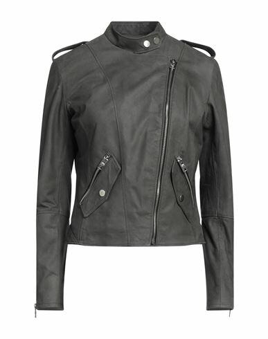 Masterpelle Woman Jacket Grey Soft Leather Cover