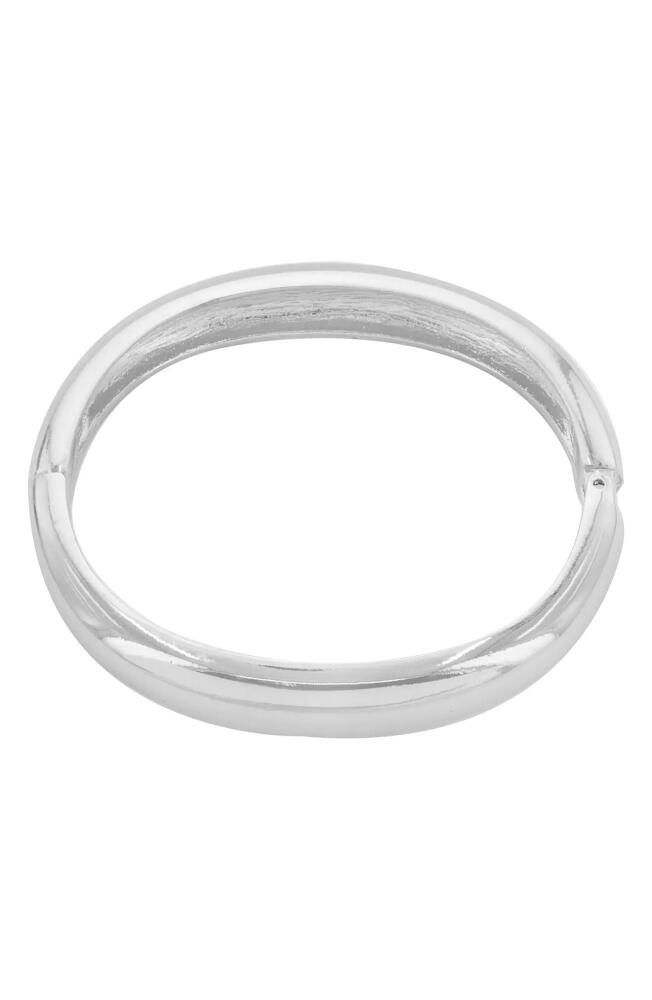 Panacea Polished Bangle in Silver Cover