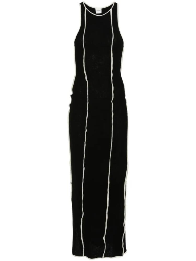 Nanushka Wanda exposed-seam detail dress - Black Cover