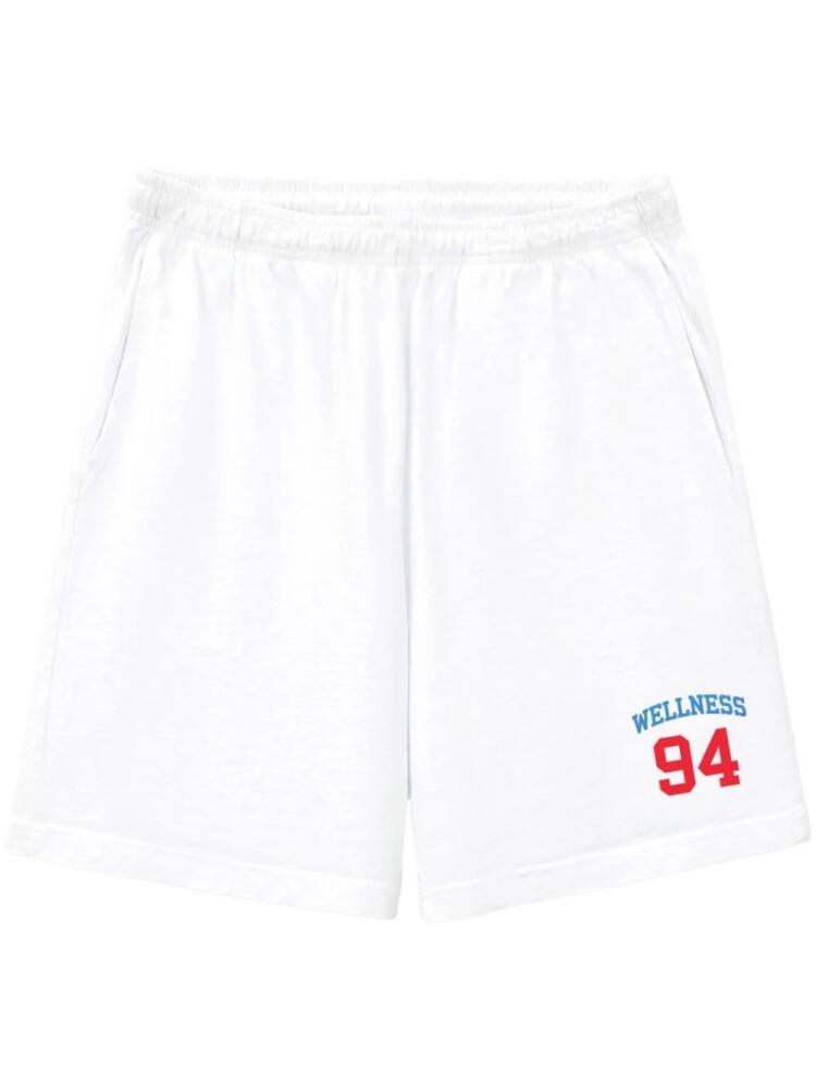 Sporty & Rich Wellness 94 cotton track shorts - White Cover