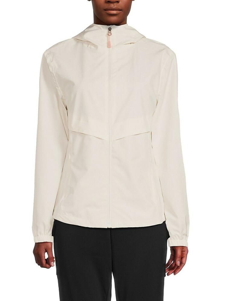 Avalanche Women's Jenny Hooded Mesh Lined Jacket - Gardenia White Cover