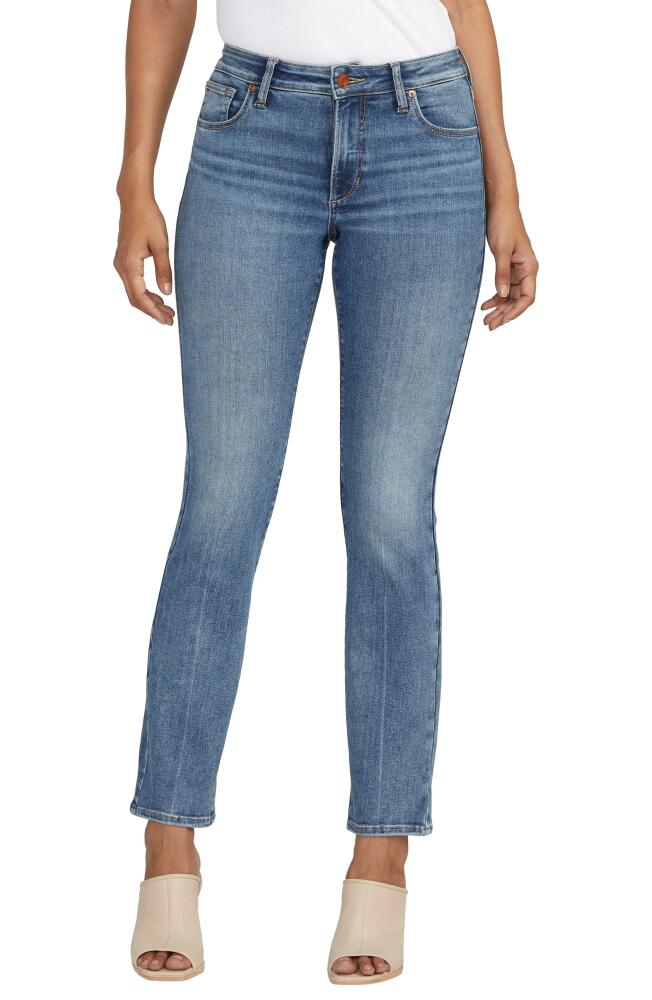 JAG Forever Stretch Mid Rise Slim Straight Leg Jeans in Blue Nile Cover