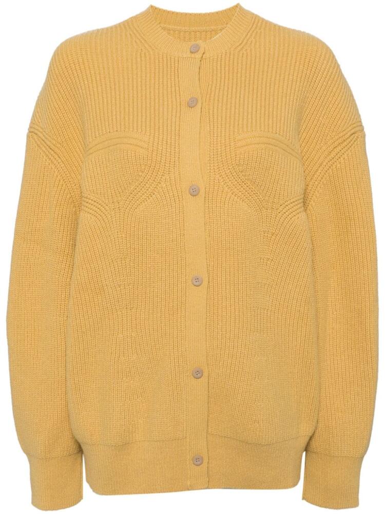 JNBY long-sleeved button-up cardigan - Yellow Cover