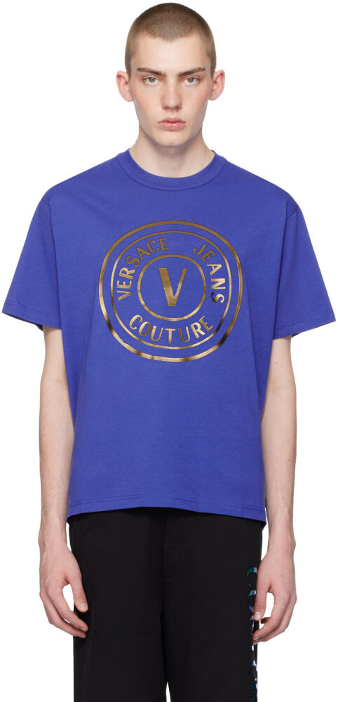 Versace Jeans Couture Blue V-Emblem T-Shirt Cover