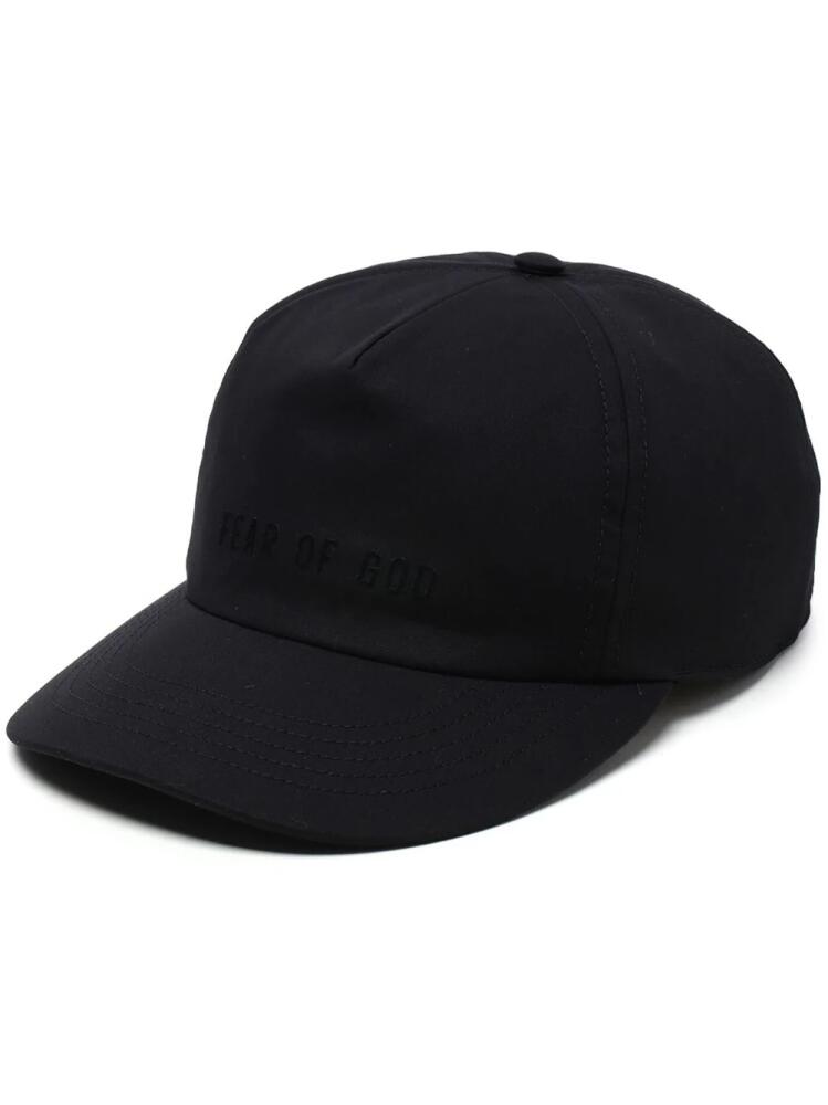 Fear Of God logo-print cotton cap - Black Cover