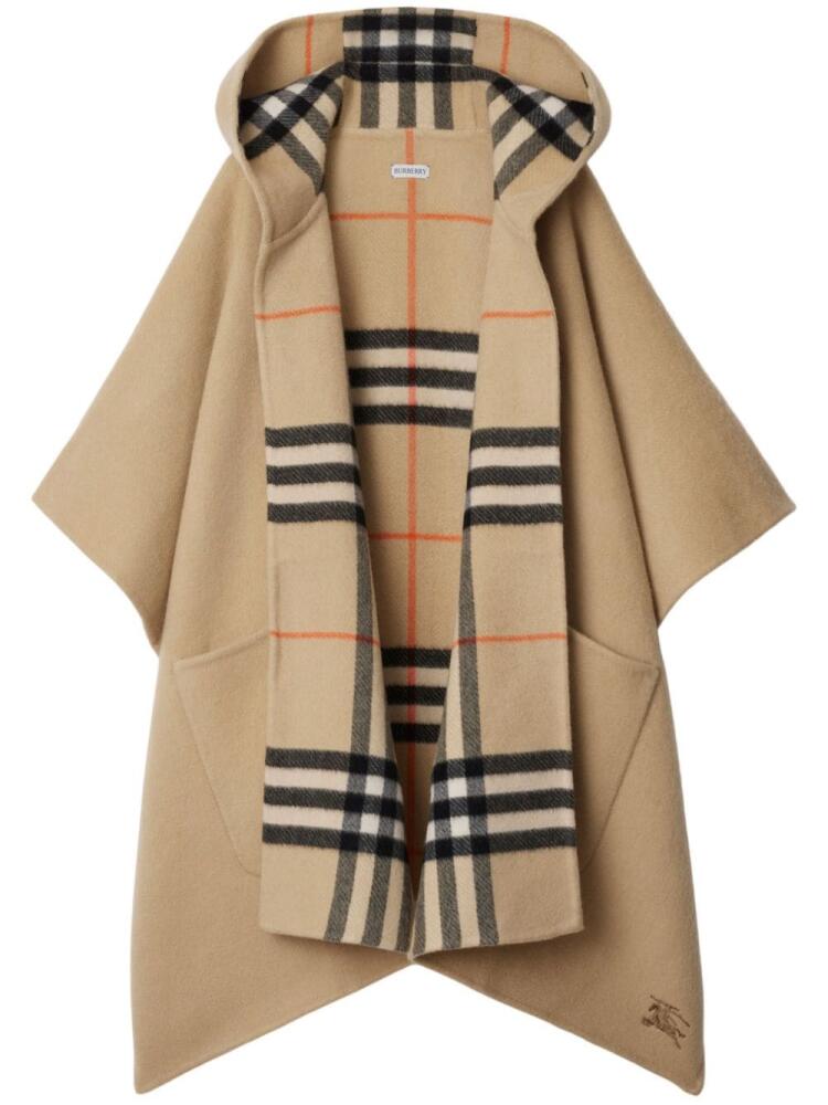 Burberry Vintage Check reversible cape - Neutrals Cover