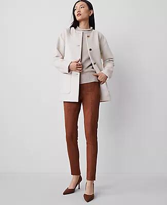 Ann Taylor The Seamed Legging in Faux Suede Cover