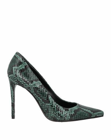 Aldo Castagna Woman Pumps Dark green Soft Leather Cover