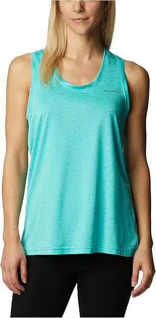 Columbia Hike Tank (Bright Aqua Heather) Women's Clothing Cover