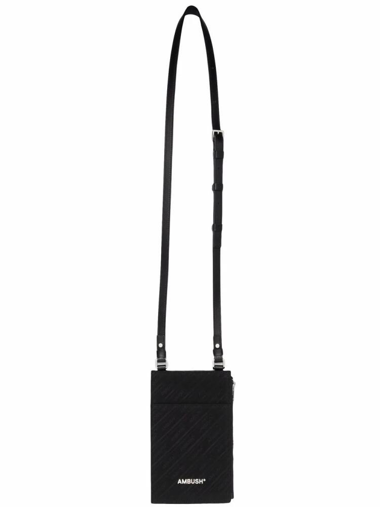 AMBUSH logo-print mini bag - Black Cover