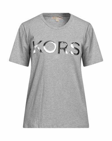 Michael Michael Kors Woman T-shirt Grey Organic cotton Cover