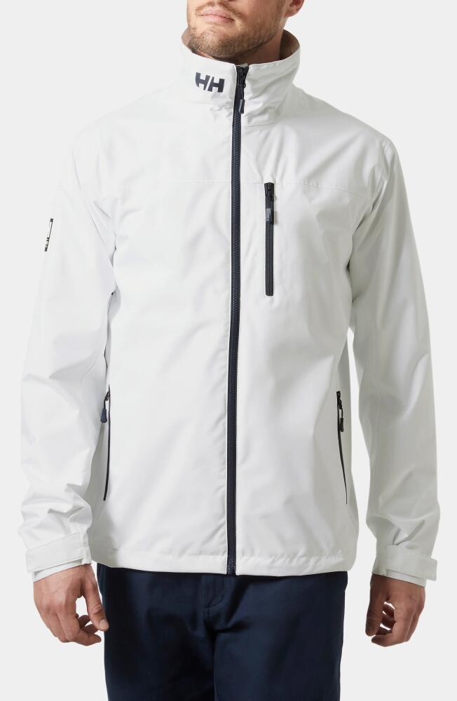 Helly Hansen Waterproof Crew Jacket in White Cover