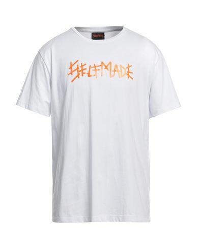 Self Made By Gianfranco Villegas Man T-shirt White Cotton Cover