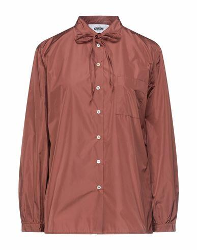 Grifoni Woman Shirt Brown Polyester Cover