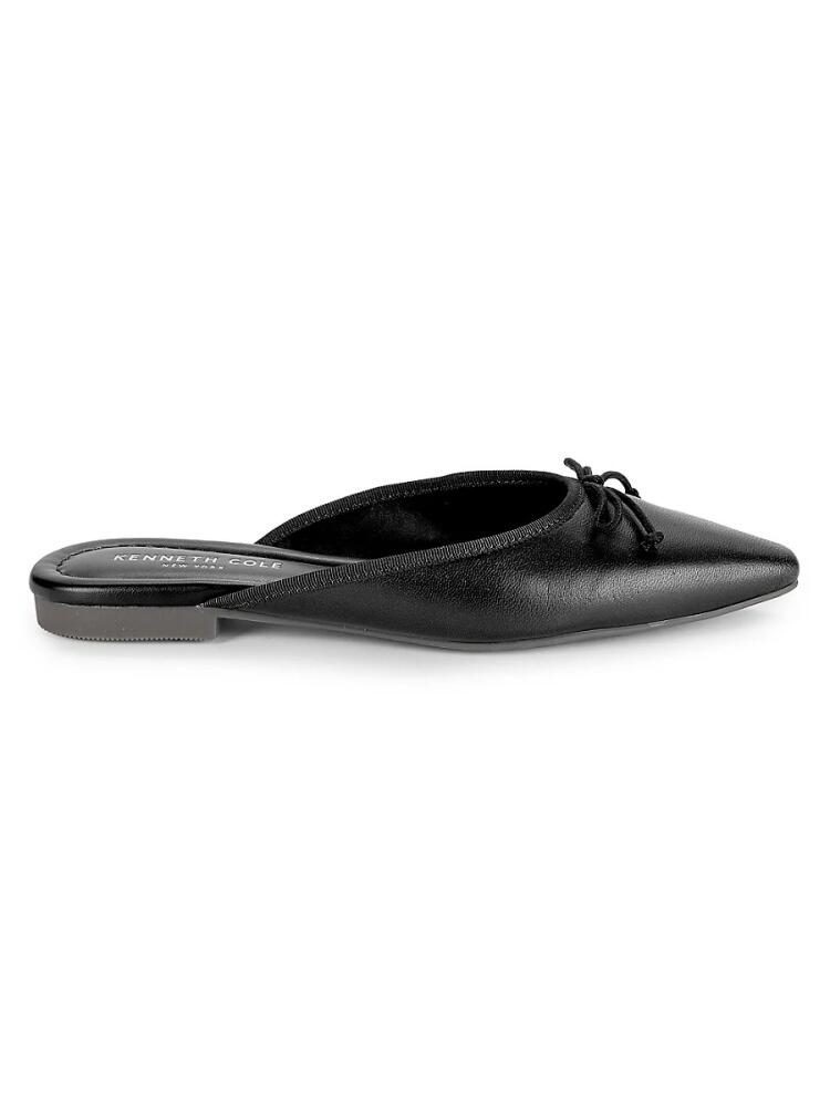 Kenneth Cole Women's Nora Leather Mules - Black Cover