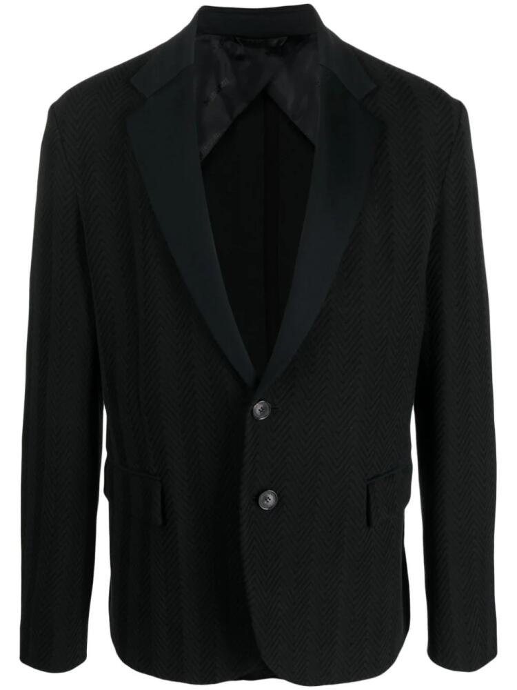 Missoni single-breasted chevron blazer - Black Cover