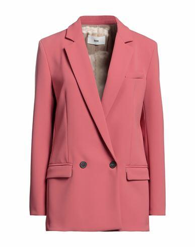 Solotre Woman Blazer Pastel pink Polyester, Elastane Cover