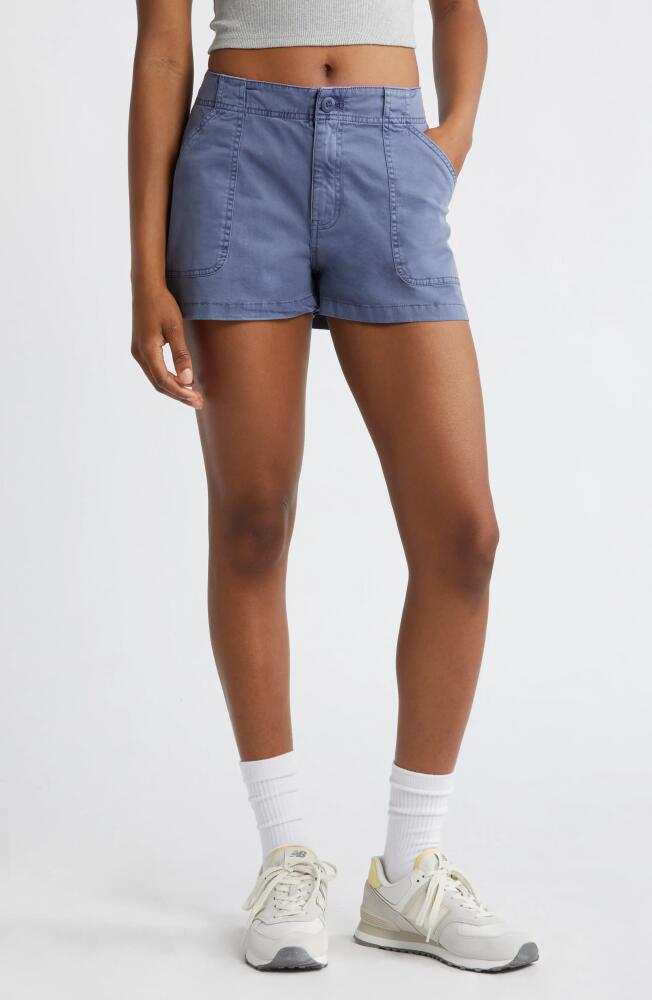 BP. Cotton Utility Shorts in Blue Shadow Cover