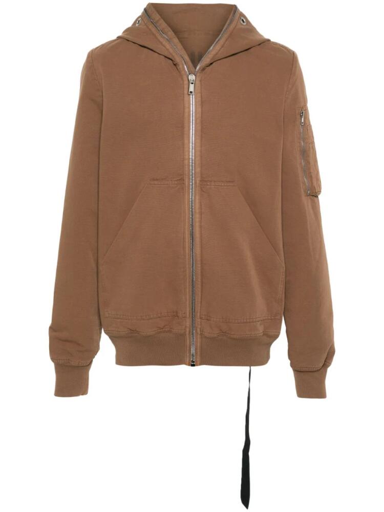 Rick Owens DRKSHDW Gimp hooded jacket - Brown Cover