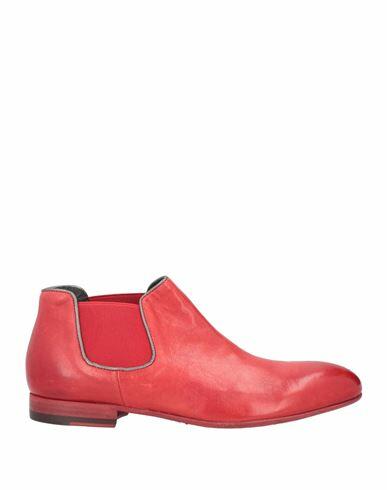 Pantanetti Woman Ankle boots Red Leather Cover