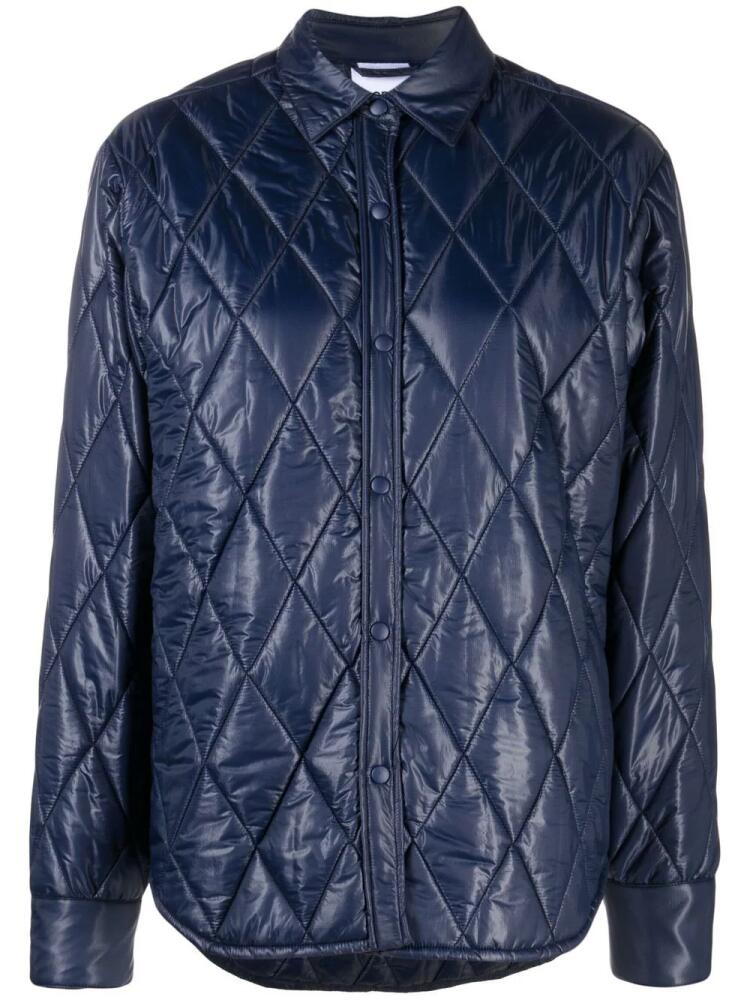 ASPESI quilted button-up jacket - Blue Cover