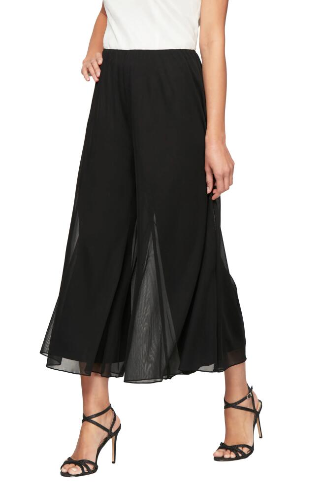 Alex Evenings Crop Wide Leg Pants in Black Cover