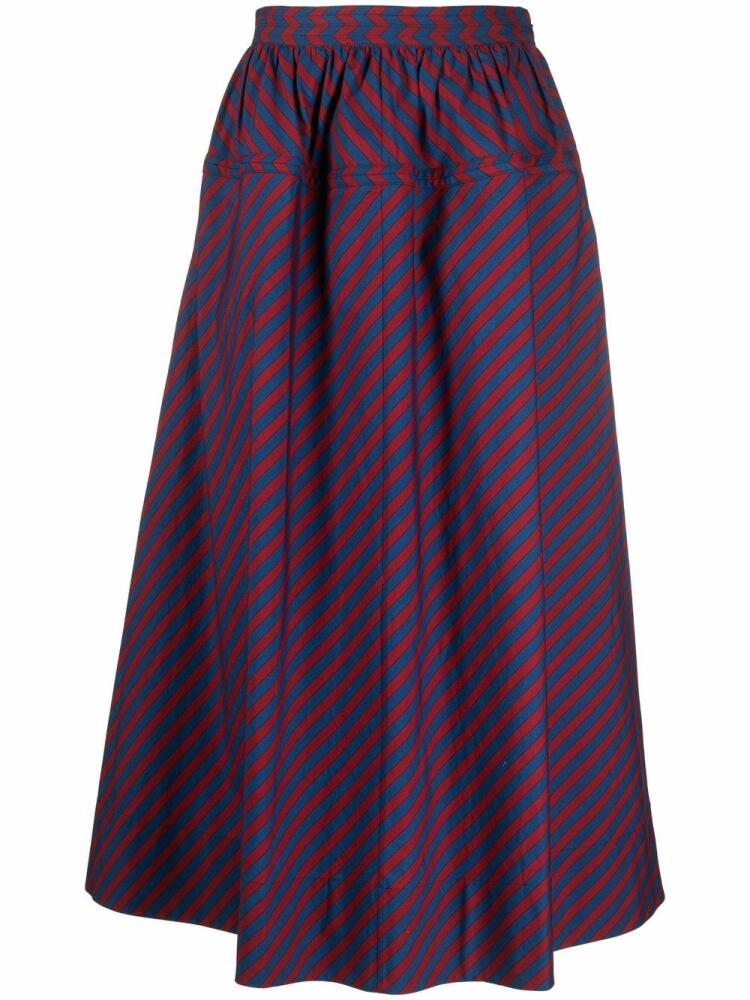 Tory Burch high waist mid-length skirt - Blue Cover