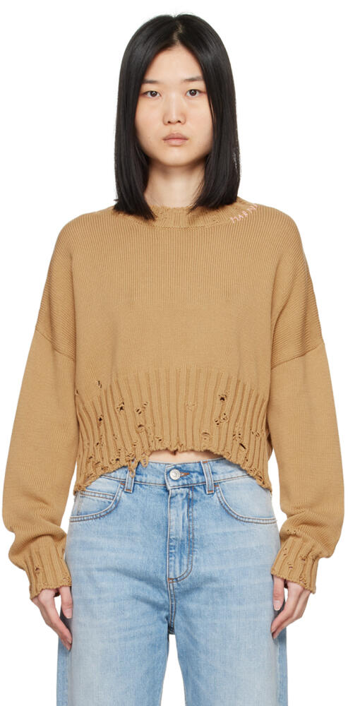 Marni Tan Dishevelled Sweater Cover