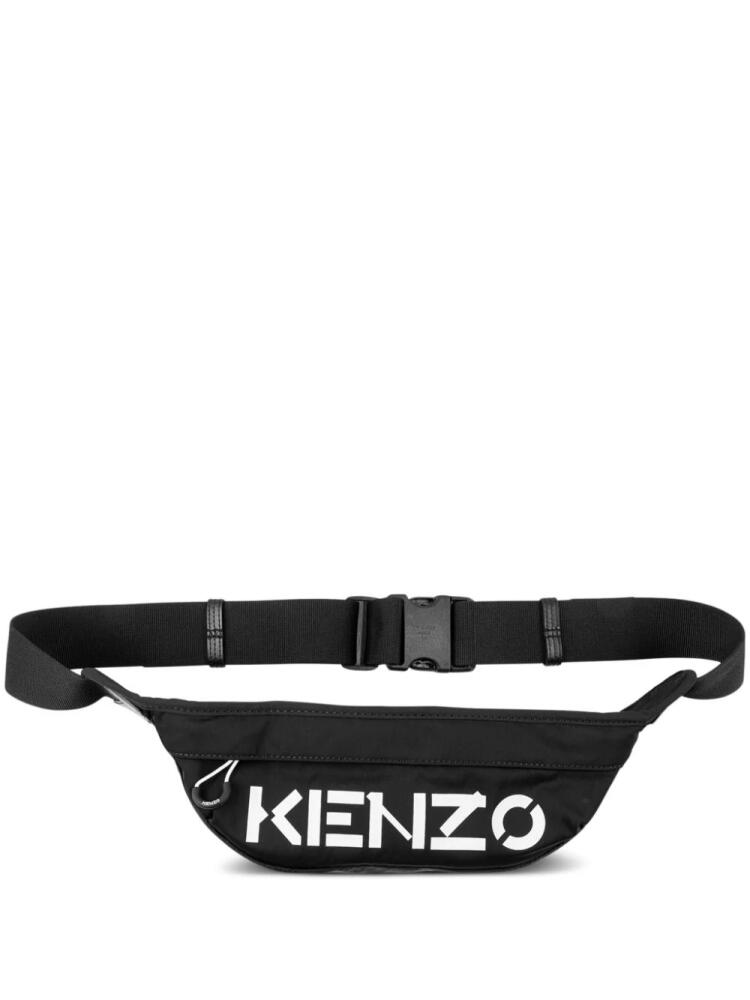 Kenzo Sport Logo-print belt bag - Black Cover