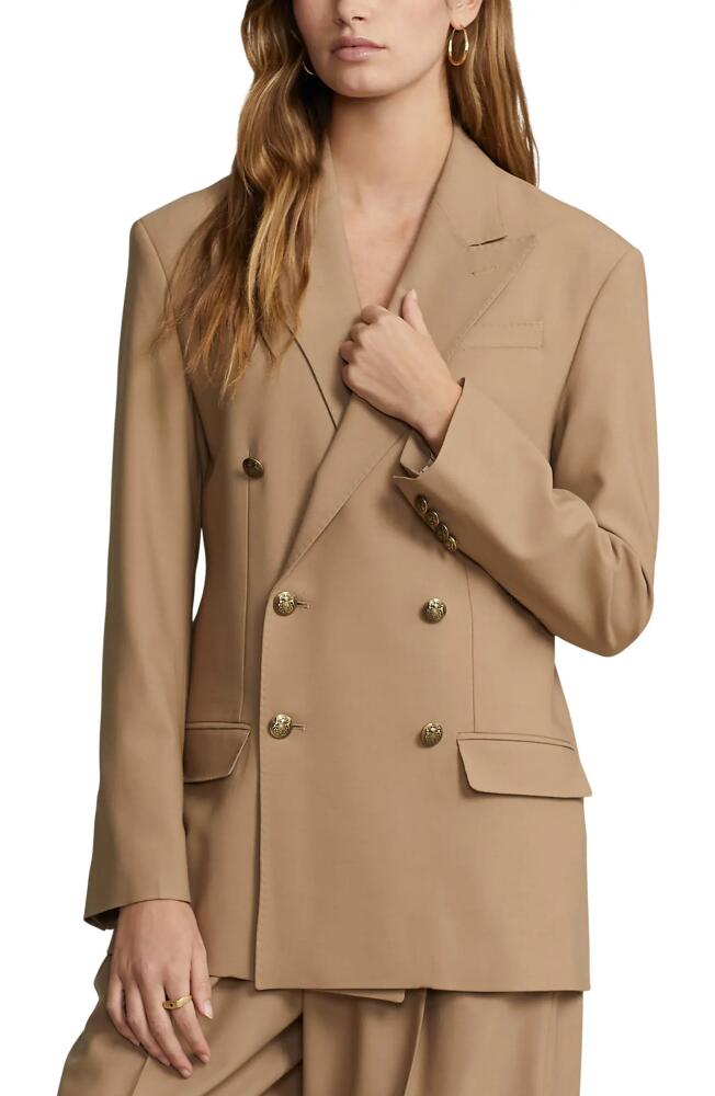 Polo Ralph Lauren Double Breasted Blazer in Camel Cover