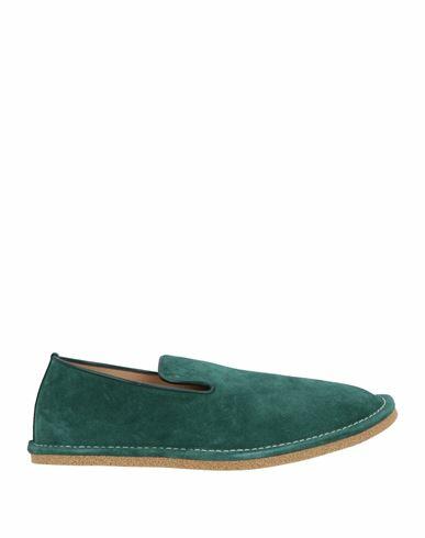 Dries Van Noten Man Loafers Dark green Leather Cover