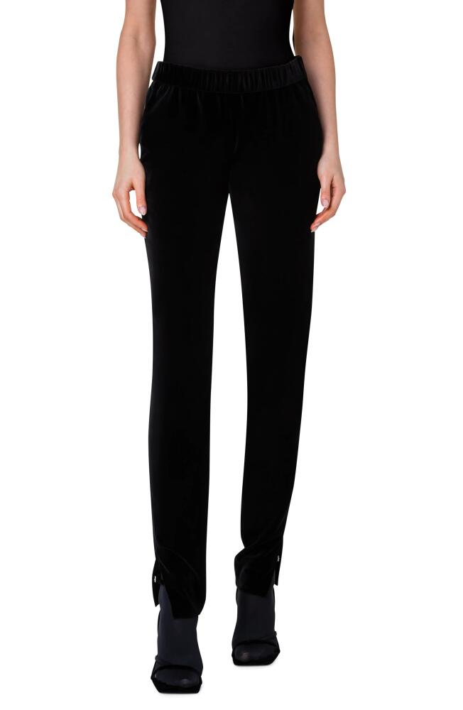 Akris punto Mike Velvet Pants in 009 Black Cover