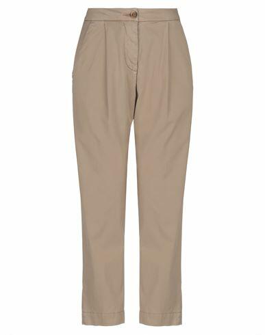 Manila Grace Woman Pants Camel Lyocell, Cotton, Elastane Cover