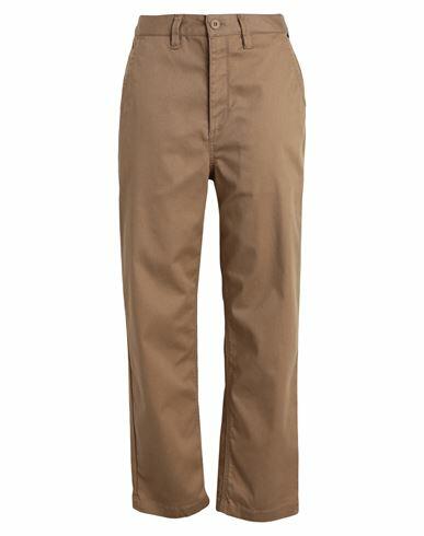 Vans Wm Authentic Wmn Chino Woman Pants Khaki Cotton, Polyester, Elastane Cover