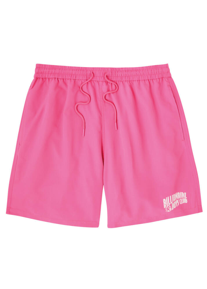 Billionaire Boys Club Diamond Dollars Logo Shell Swim Shorts - Pink Cover