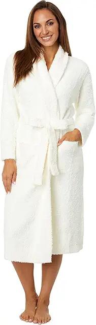 Barefoot Dreams CozyChic(r) Solid Robe (Pearl) Women's Robe Cover