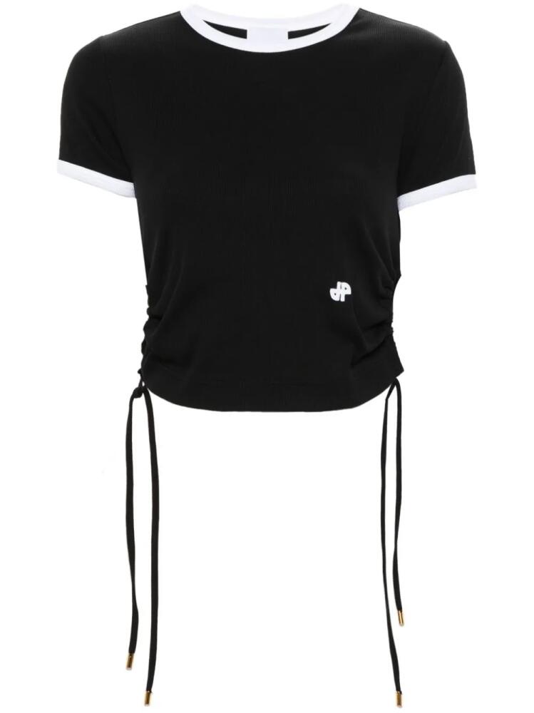 Patou ribbed-knit cut-out T-shirt - Black Cover