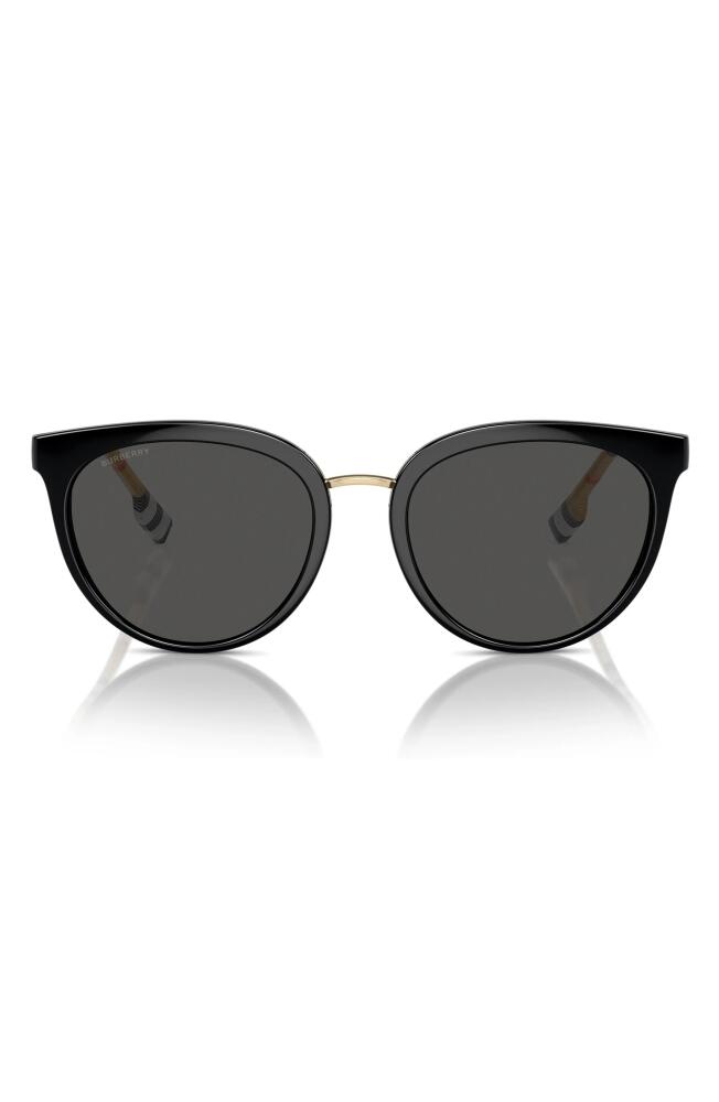 burberry 54mm Round Sunglasses in Dark Grey Cover