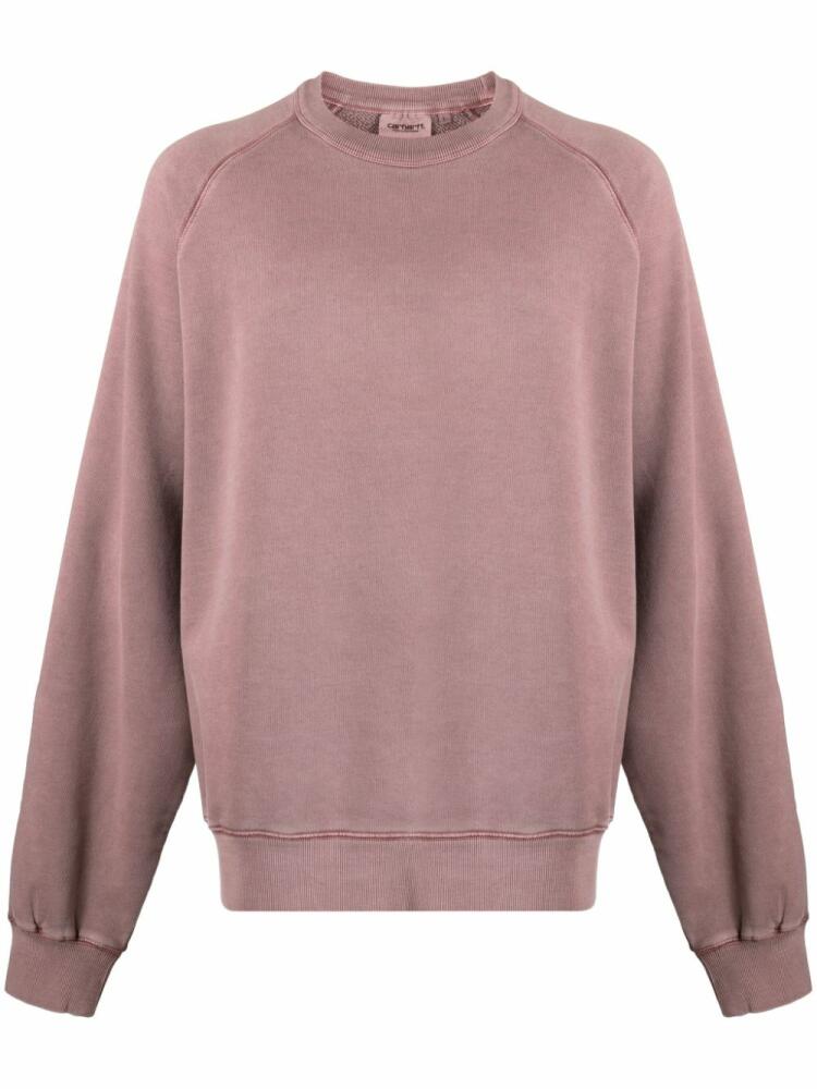 Carhartt WIP W' Taos garment-dyed cotton sweatshirt - Pink Cover