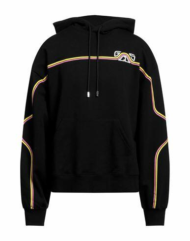 Gcds Man Sweatshirt Black Cotton Cover