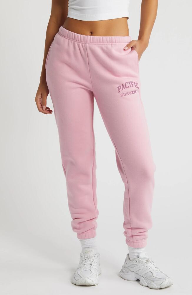 PacSun Pac Arch Slim Fit Joggers in Pink Cover