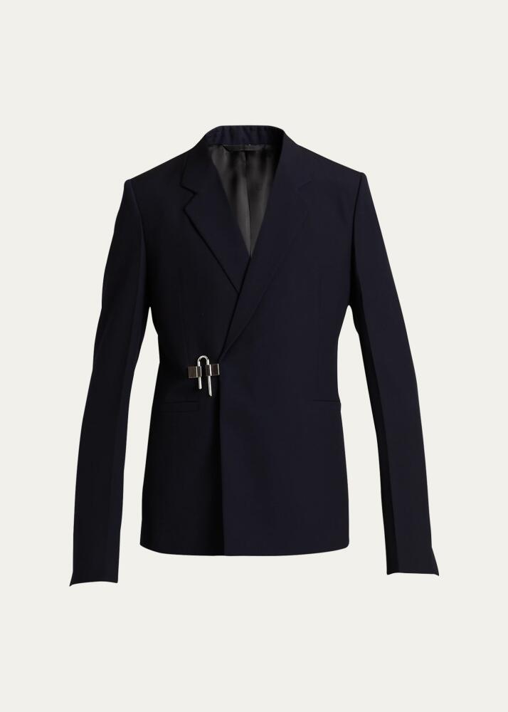 Givenchy Men's Asymmetric U-Lock Sport Coat Cover