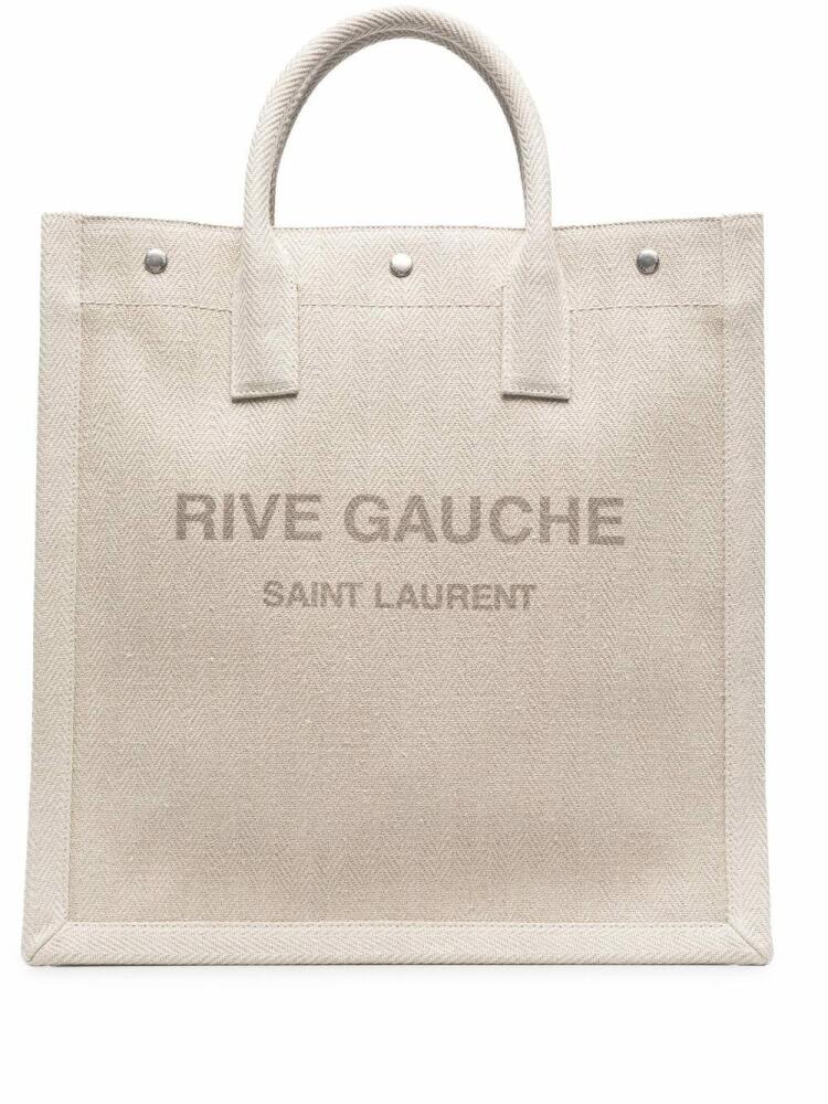 Saint Laurent Rive Gauche tote bag - Neutrals Cover