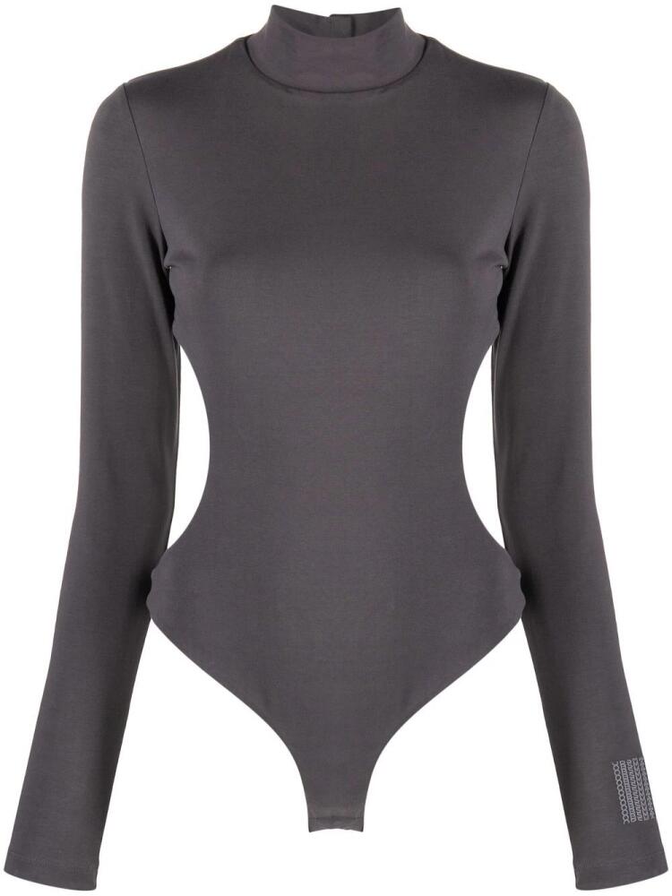 Marc Jacobs cut-out long-sleeve bodysuit - Grey Cover