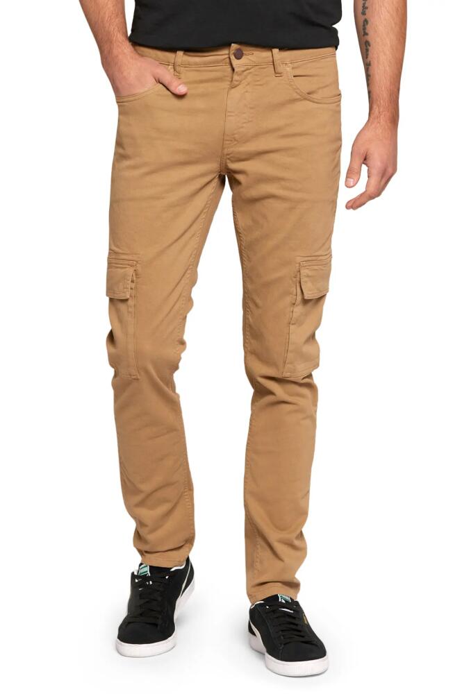 Current/Elliott The Ford Slim Fit Twill Cargo Pants in Dark Khaki Cover