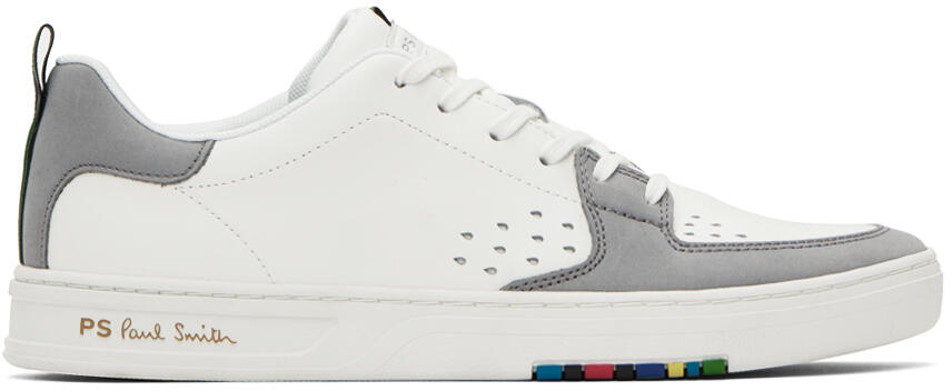 PS by Paul Smith White & Gray Cosmo Sneakers Cover